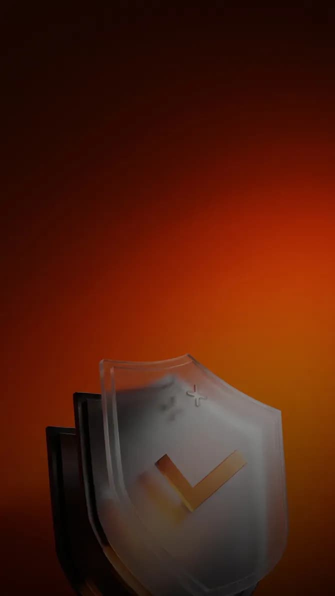 Abstract shot of blurred white rectangles stacked against a warm gradient background.